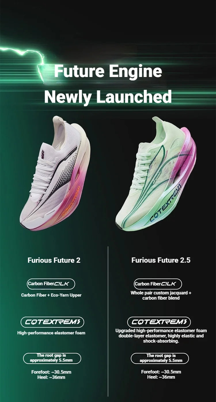 Future 2.5 Running Shoes Marathon Plate Racing Carbon Breathable Durable Cushioned Stable Sneakers 672612228