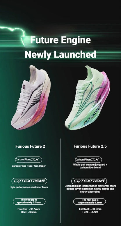 Future 2.5 Running Shoes Marathon Plate Racing Carbon Breathable Durable Cushioned Stable Sneakers 672612228