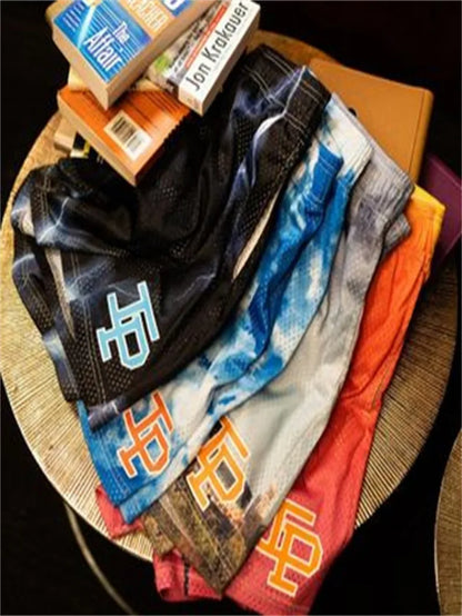 Mens Clothing IP Trend Casual Sports Shorts Gym Fitness Quick Dry Breathable Mesh Beach Basketball Jogger Short Pants Sweatpants