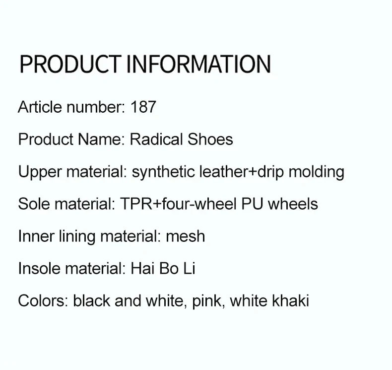 Roller Skate Shoe Walking Shoes With Four-wheel Student Sports Pulleys Walking Shoes With Wheels Summer Spring Kids Sneakers