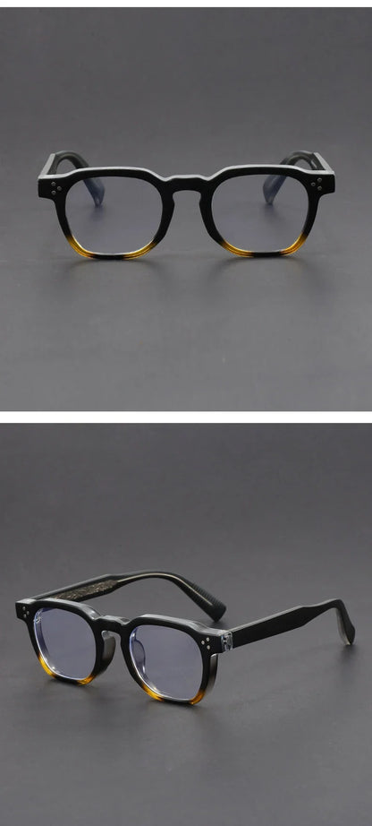 Classic Geometric Simple Retro Design Men's Anti-Blue Light Glasses Women's Reading Glasses Customizable Prescription
