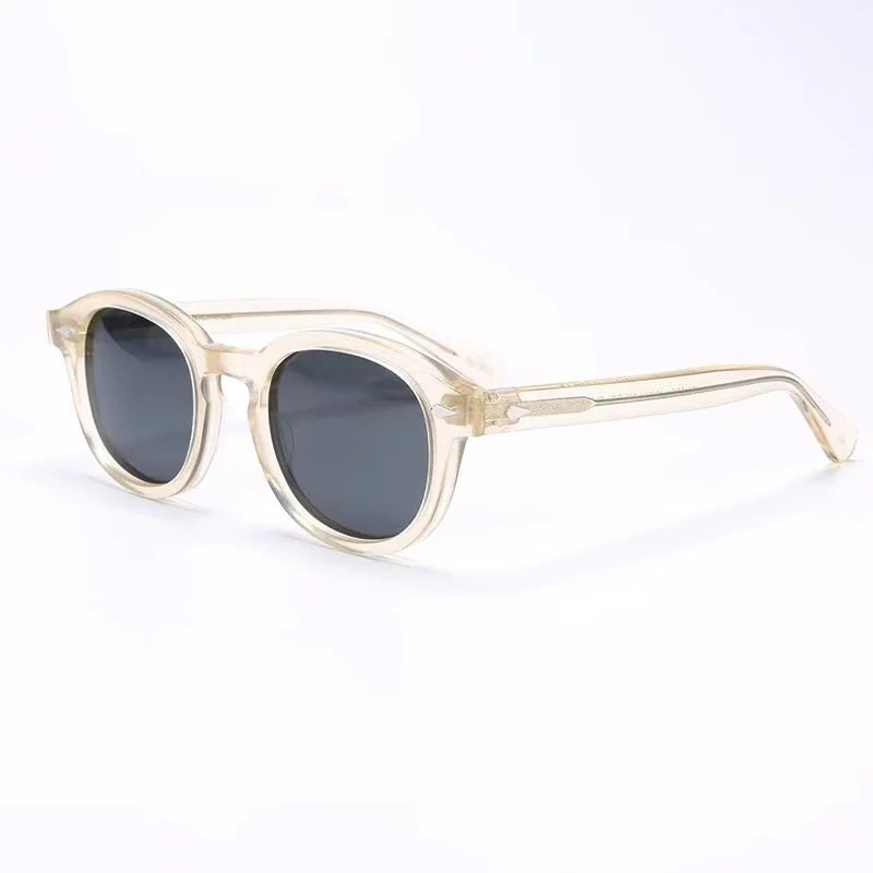 Premium Trendy Polarized Men Women Sun Glasses Vintage Acetate Frames Square Male Couple Eyewear