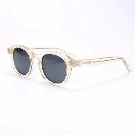 Premium Trendy Polarized Men Women Sun Glasses Vintage Acetate Frames Square Male Couple Eyewear