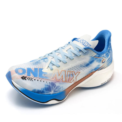 Marathon Carbon Plate Running Shoes Shock Absorption Ultra-light Sports Shoes Rebound Technology Outdoor Men Sneakers