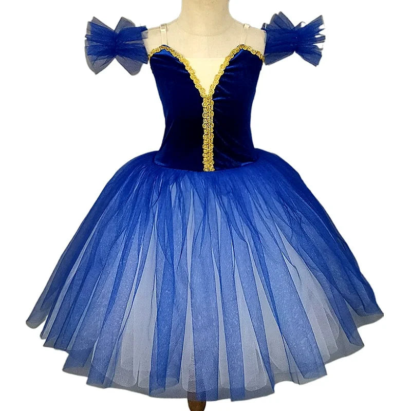 Girl Ballet Dress Dance Costumes Kids Outfit Vestidos Performance Party Baby Clothing Summer Girls Dresses Tutu Children's Day
