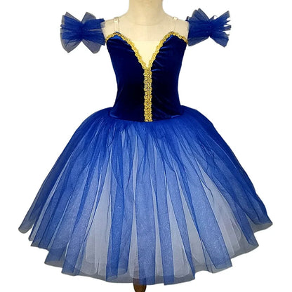 Girl Ballet Dress Dance Costumes Kids Outfit Vestidos Performance Party Baby Clothing Summer Girls Dresses Tutu Children's Day