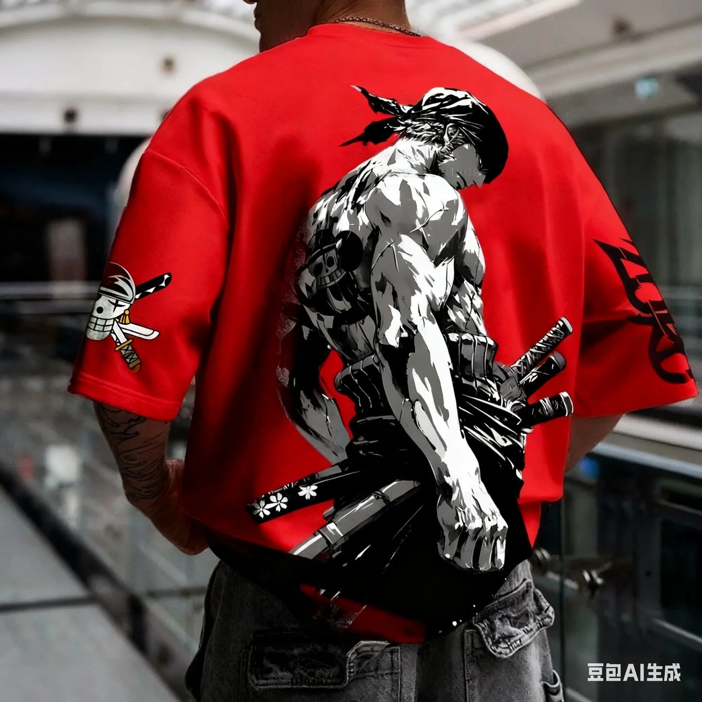 Anime Zoro ONE PIECE Harajuku Men Super Saiyan Vintage Summer T-shirt Loose Women Streetwear Casual Short-sleeved T Shirt Top
