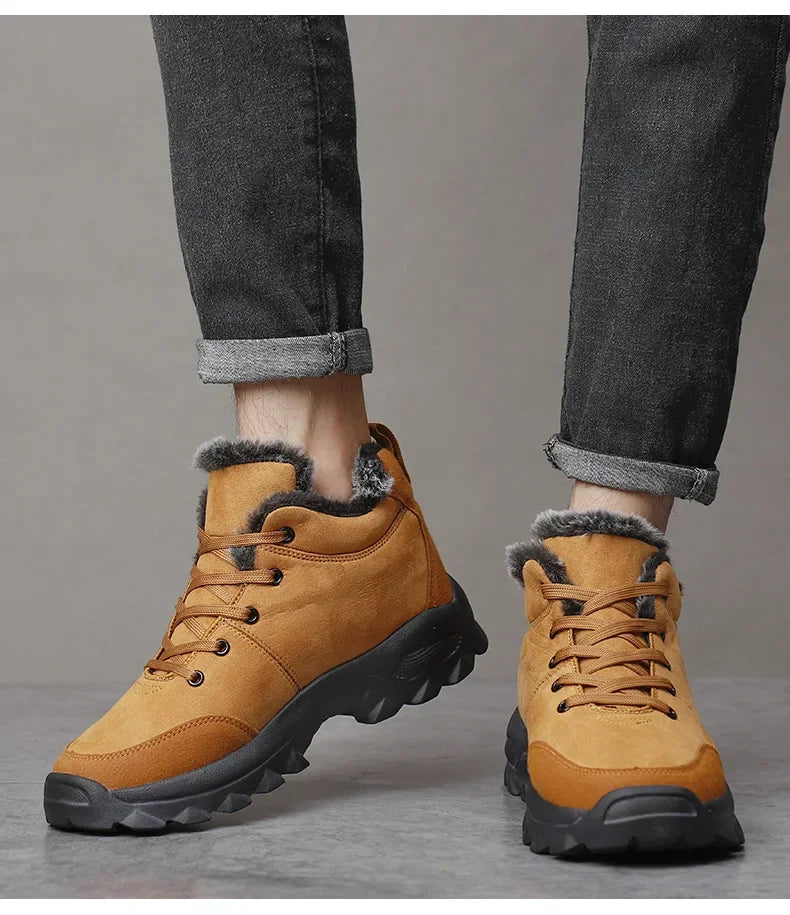Men Sneakers Man Hiking Shoes Outdoor Mountain Boots Climbing Shoes Zapatos De Hombre Winter Boots Tennis Black Sneakes