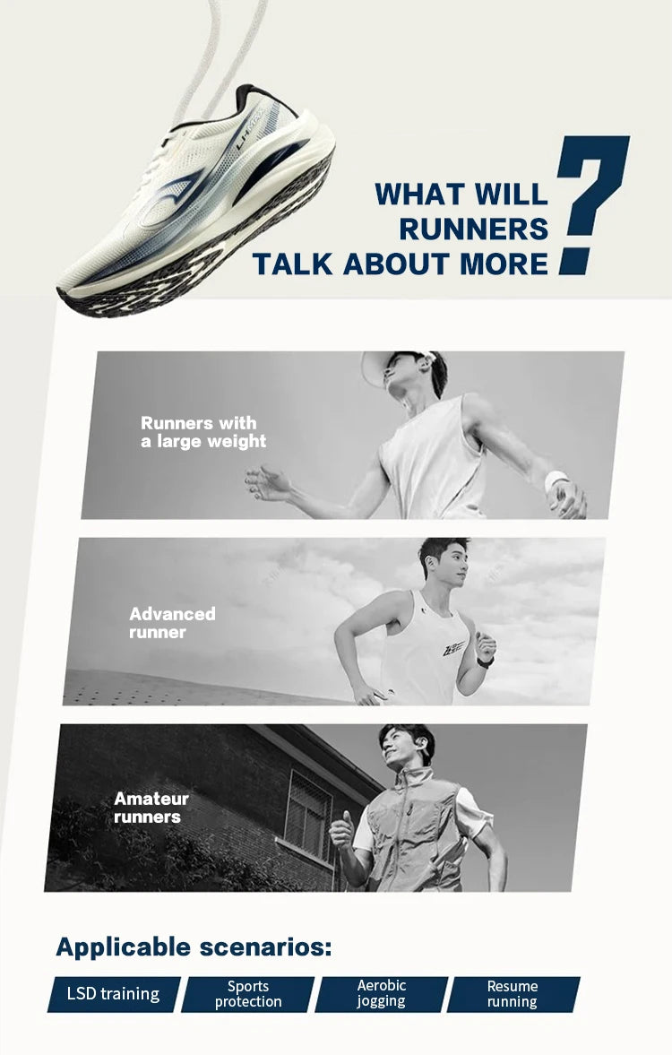 LH 600 Max Men's Running Shoes Breathable Sport Shoes 2026 Thick-soled Lightweight Jogging Sneakers QXB023254214R