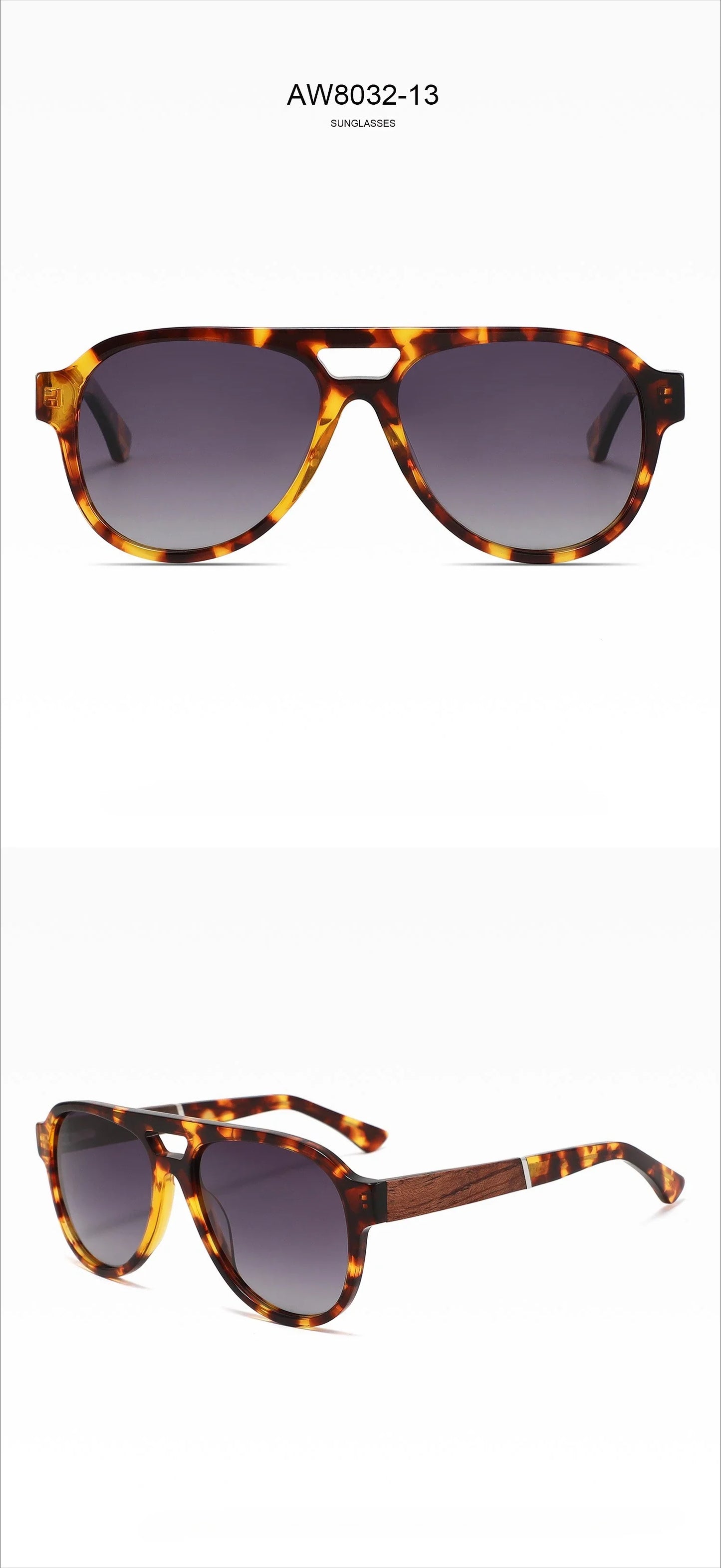 2026 Fashion Top Quality Double Beam Sunglasses Pilot Men Designer Brand Sun Glasses Acetate Women Outdoor UV400 Anti UV Goggles