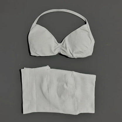 2 Piece Yoga Sets Women  Low Waist Seamless Push Up Bra Scrunch Butt Lift No Digging Comfortable Gym Running Tracksuits