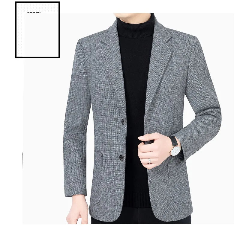 High Quality Blazers Men Korean Version Fashion Trend Wedding Suit Casual Business Man Gentleman Suits Male Jacket Blazer Coat