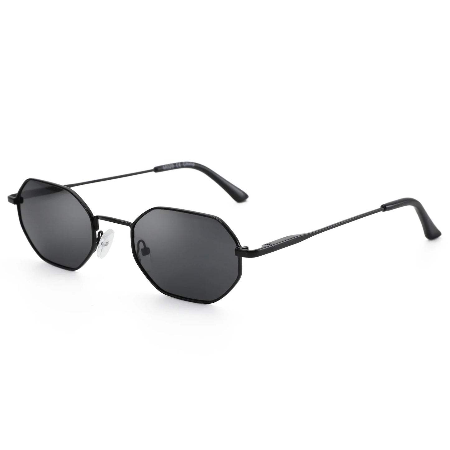 Retro Small Polygon Polarized Sunglasses Women Metal UV400 Sun Glasses Men Anti-Glare UV400 Goggles Driving Eyewear