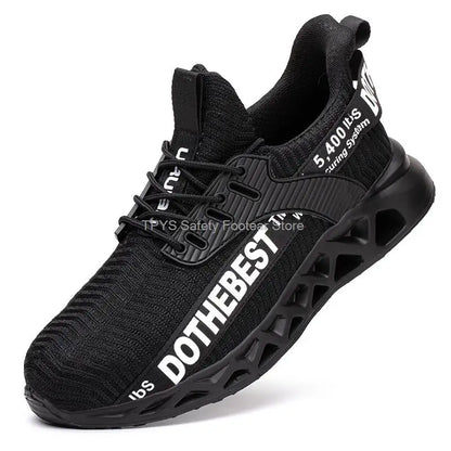 Anti-puncture Safety Shoes With Steel Toe Work Shoes Men Women Lightweight Safety Work Boots Breathable Sport Safety Shoes Unise