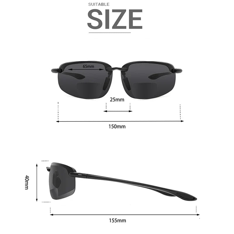 Sunglasses for Women Men,TR90 Frame Ultra Lightweight and Sun Reading UV Protection 8001