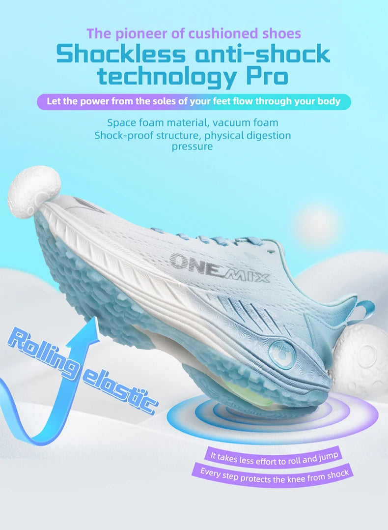 New O-Resilio Running Shoes for Men Lifestyle Jogging Shoes Lightweight Wearable Leisure Sneakers Outdoor Sports Shoes
