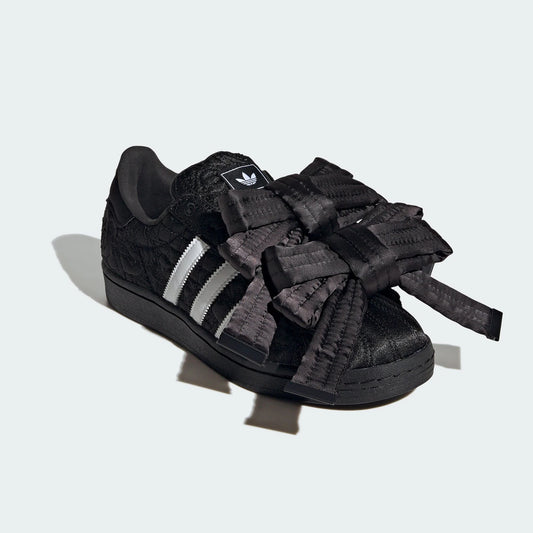 Official Authentic Three Stripes Women's Bow Casual Low-top Sneakers JR7978