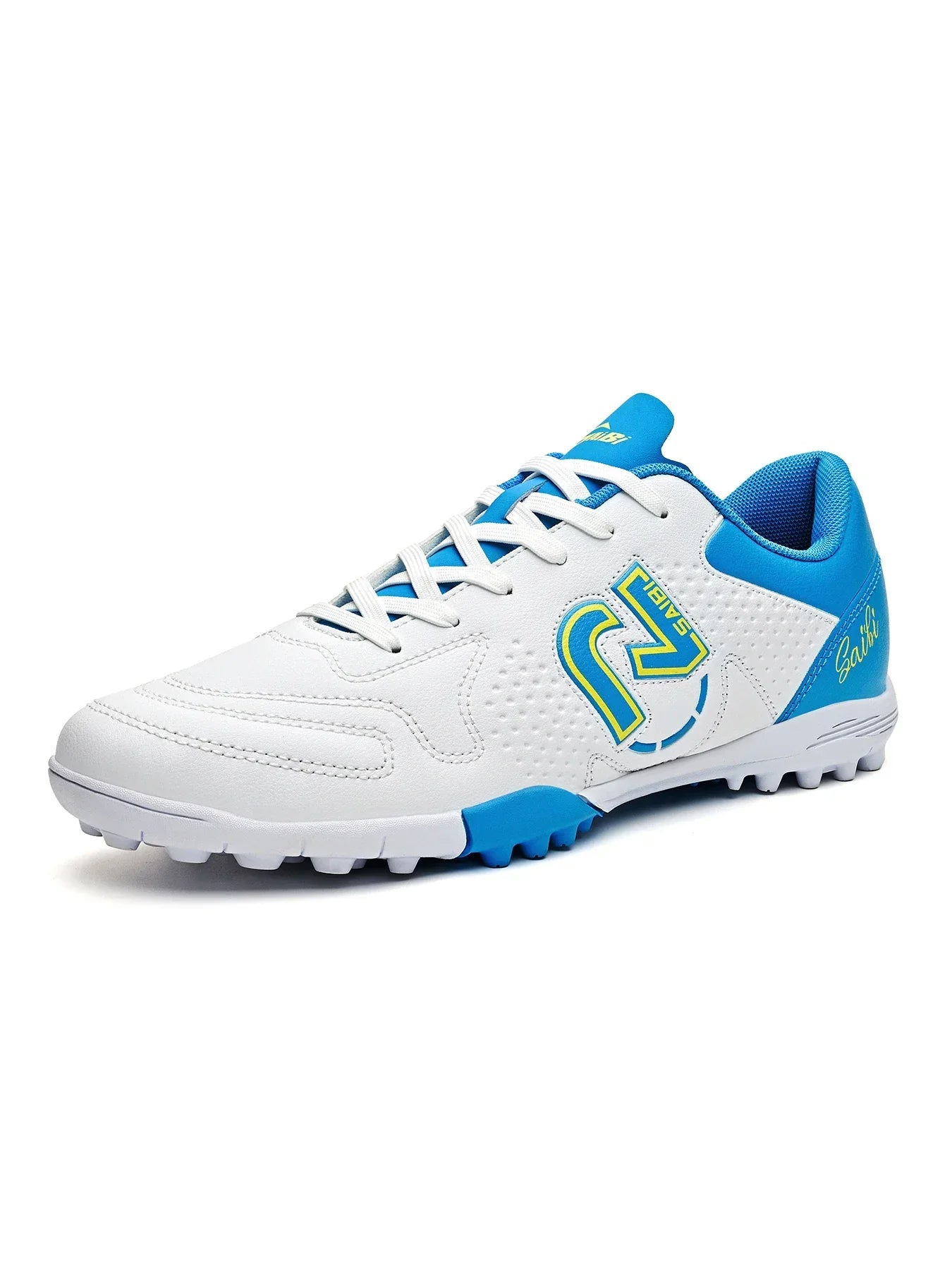 TF Turf Football Boots PU Fabric Stitching Upper Rubber Non-slip Outsole Durable Boys Girls Teenager Outdoor Footwear