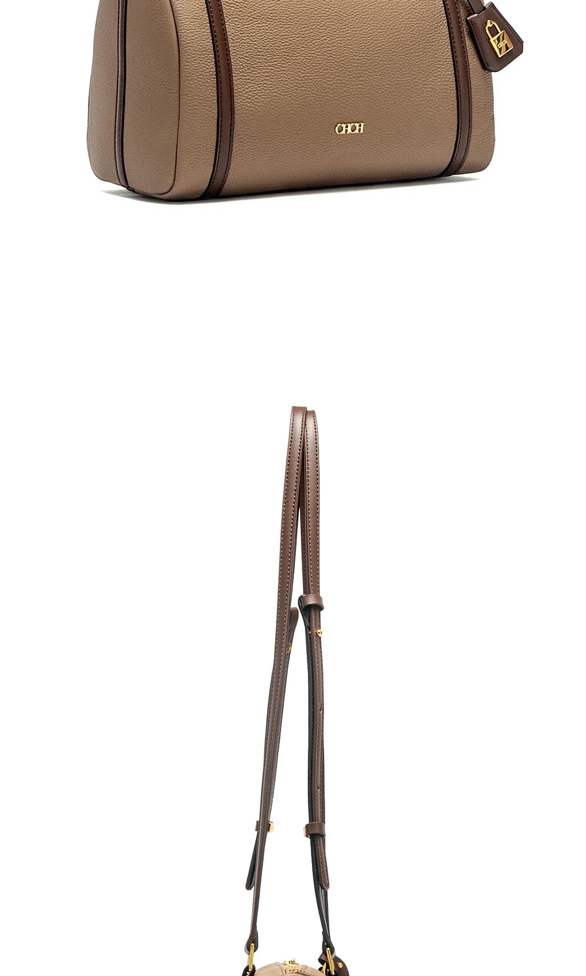 Women's Khaki Shoulder Bag 2026 Spring New Edition Women's Dual Use Shoulder Strap Handbag Commuter