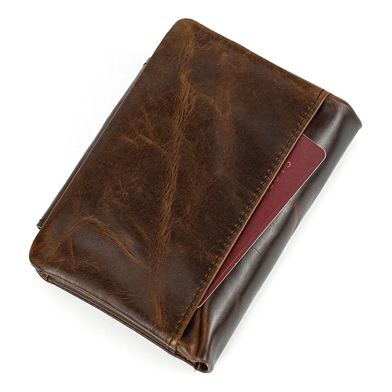 Portefeuille de luxe de marque de créateur pour homme, porte-cartes en cuir véritable souple, petit porte-monnaie pour pièces de monnaie et cartes de crédit, portefeuilles masculins à glisser dans les poches.