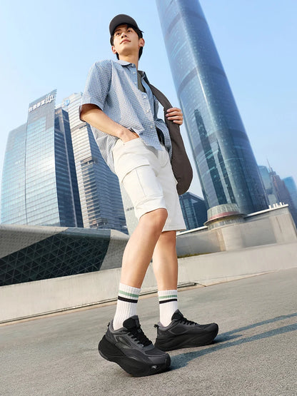 6.0 New Men's Running Shoes Stable Soft Lightweight Wear-resistant Comfort Shock Absorb Sneakers 672622201