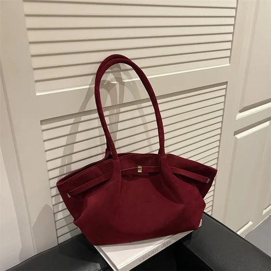 Autumn Women Leisure Shoulder Bag Comfortable and Versatile Texture Crossbody Tote Handle Bag Fashion Luxury Simple Storage Bag