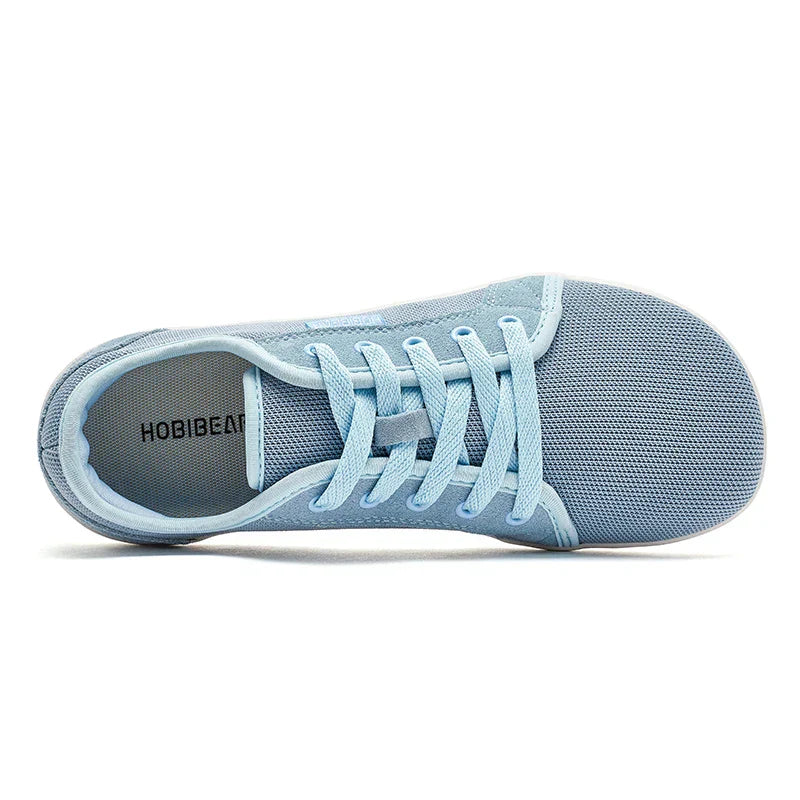 Wide Toe Barefoot Shoes Womens Mens Outdoor Lace Up Running Sneaker Zero Drop Comfortable Casual Shoes