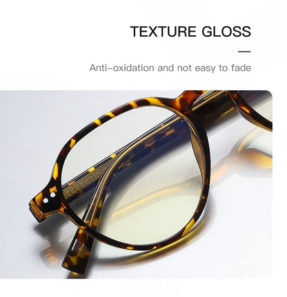 Retro TR Anti Blue Light Blocking Reading Glasses Women Computer Optics Eyeglasses Prescription Glasses Men PFD2094