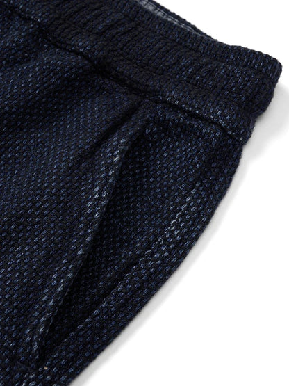 High Standard Series 2025 Summer New 13oz Indigo Sashiko Cloth Fabric Denim Shorts Loose 100% Cotton Vintage Shorts
