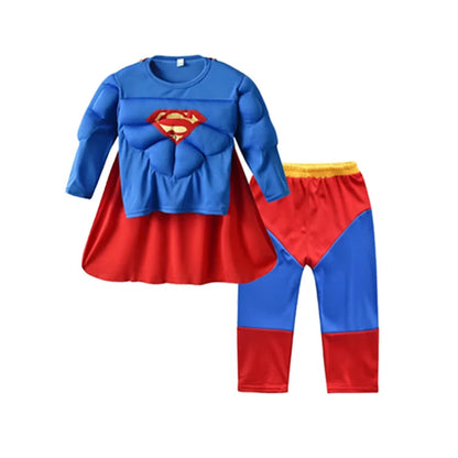 Avengers Superhero Hulk Captain America Cosplay Costume Boys Girls Spiderman Muscle Suit Halloween Carnival Party Clothes