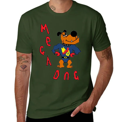 T shirt vintage t shirt mens t shirt graphic New Skins UK - Sid Jenkins Mega Dog Design T-Shirt  men clothing harajuku