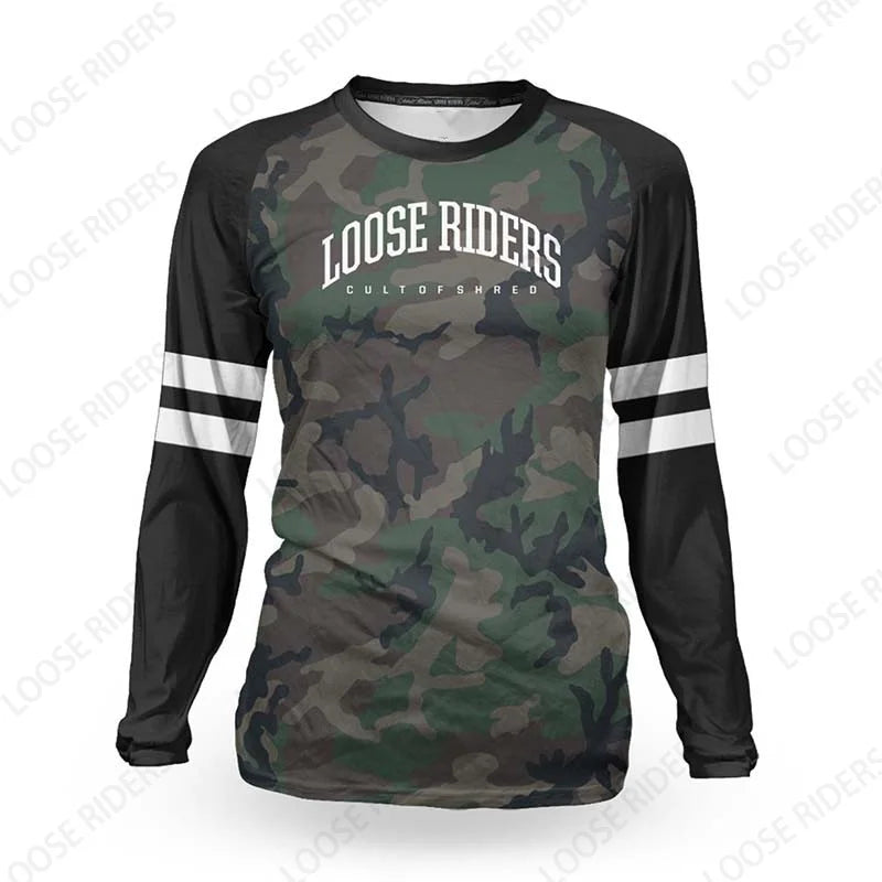 2023 Women's Loose Rider jersey MX MTB mountain bike long-sleeved shirt cross-country DH motorcycle endurance race jersey
