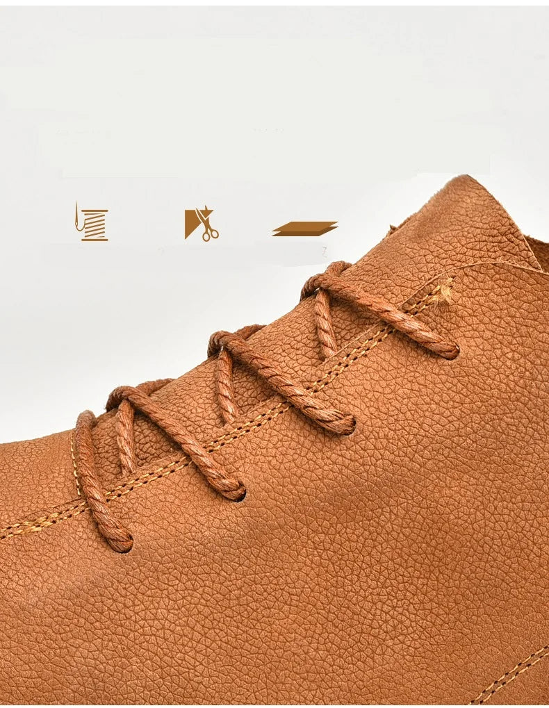 Mens Genuine Leather Winter Ankle Military Treking Tactical Boots Outdoor Men Shoes