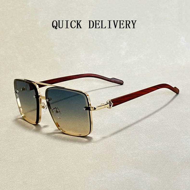 2024 Square Sunglasses For Men Vintage Sunglasses Women Trendy Vintage Fashion Glasses Dropshipping Gafas De Sol Hombre Okulary