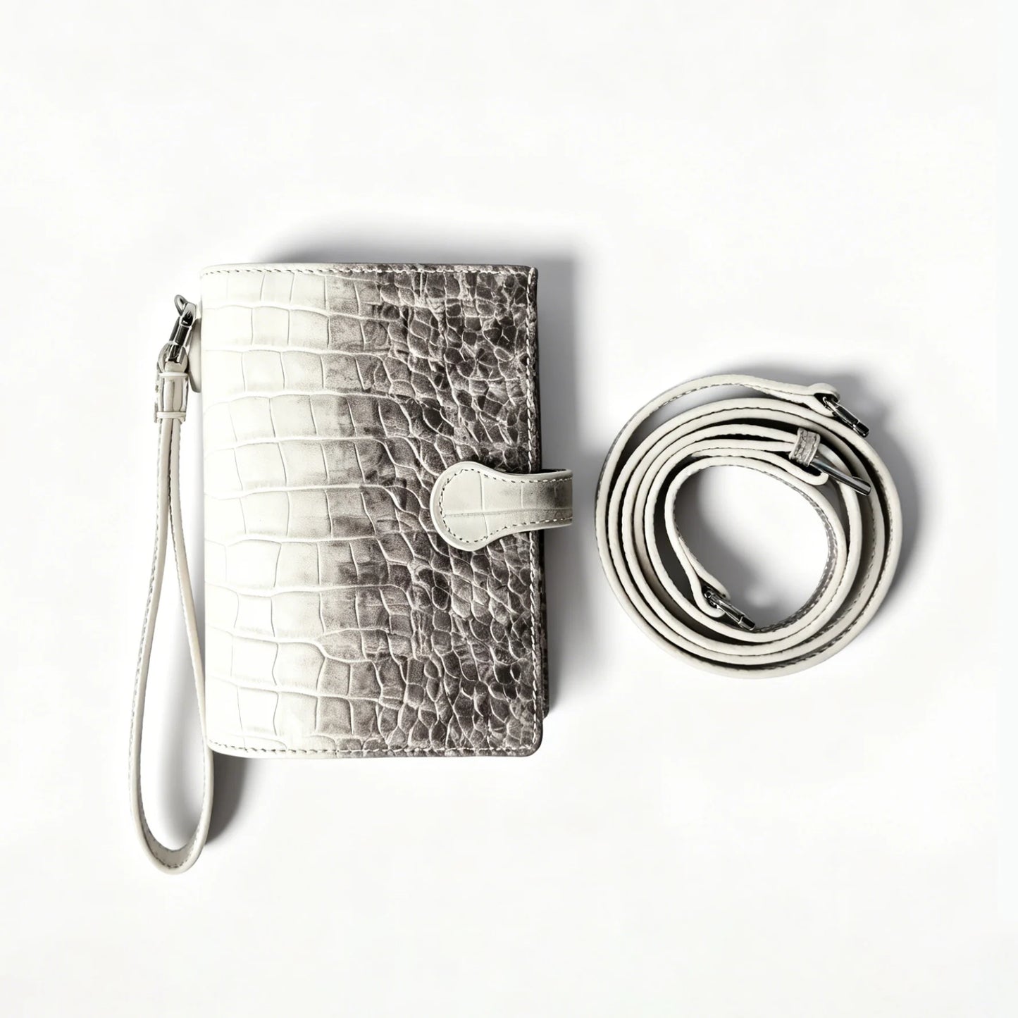 New Genuine Leather Lanyard Passport Holder Travel Ticket Organizer RFID Wallet A6 Refillable Notebook For Case Himalayas Color