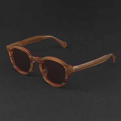 Johnny Depp Polarized Sunglasses Men Women UV400 Lemtosh Sun Glasses Brand Retro Acetate Frame For Male Eyeglasses Eyewear