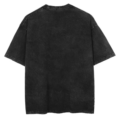 Berserk Anime Washed T Shirt Men Vintage Gothic Streetwear Tshirt Harajuku Hip Hop Graphic Tee Shirt Oversized Cotton Tops