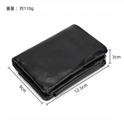 Portefeuille de luxe de marque de créateur pour homme, porte-cartes en cuir véritable souple, petit porte-monnaie pour pièces de monnaie et cartes de crédit, portefeuilles masculins à glisser dans les poches.