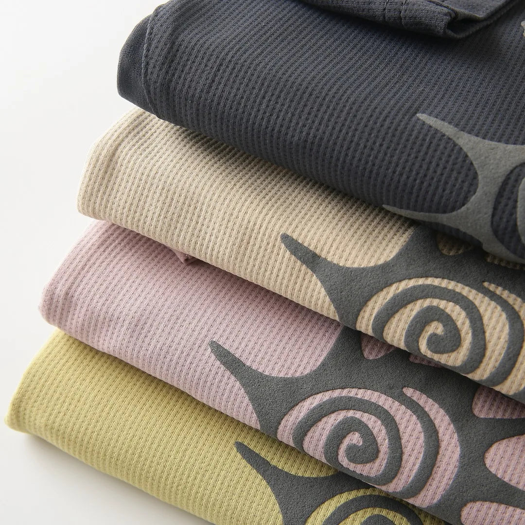Unisex High-Stretch Breathable Long-Sleeve T-Shirt – Antibacterial, Moisture-Wicking & Quick-Dry with Waffle-Knit Print Outdoor