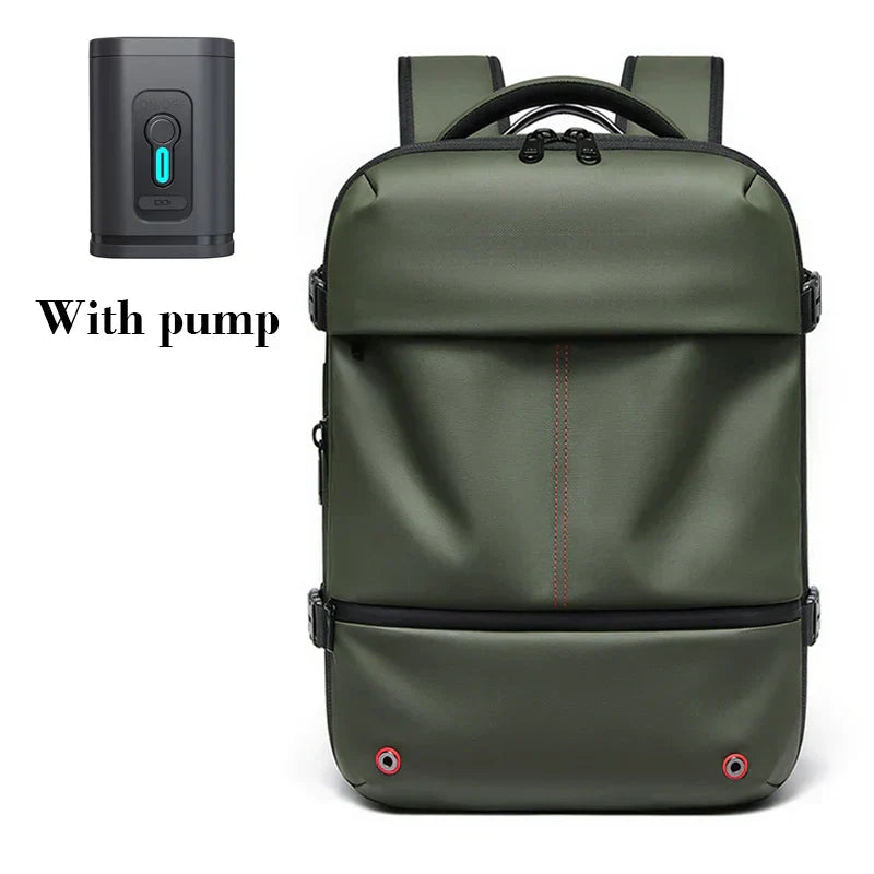 Travel casual Backpack 16 inch vacuum compression Laptop Backpack USB charging school Backpack Extended Hiking Business backpack