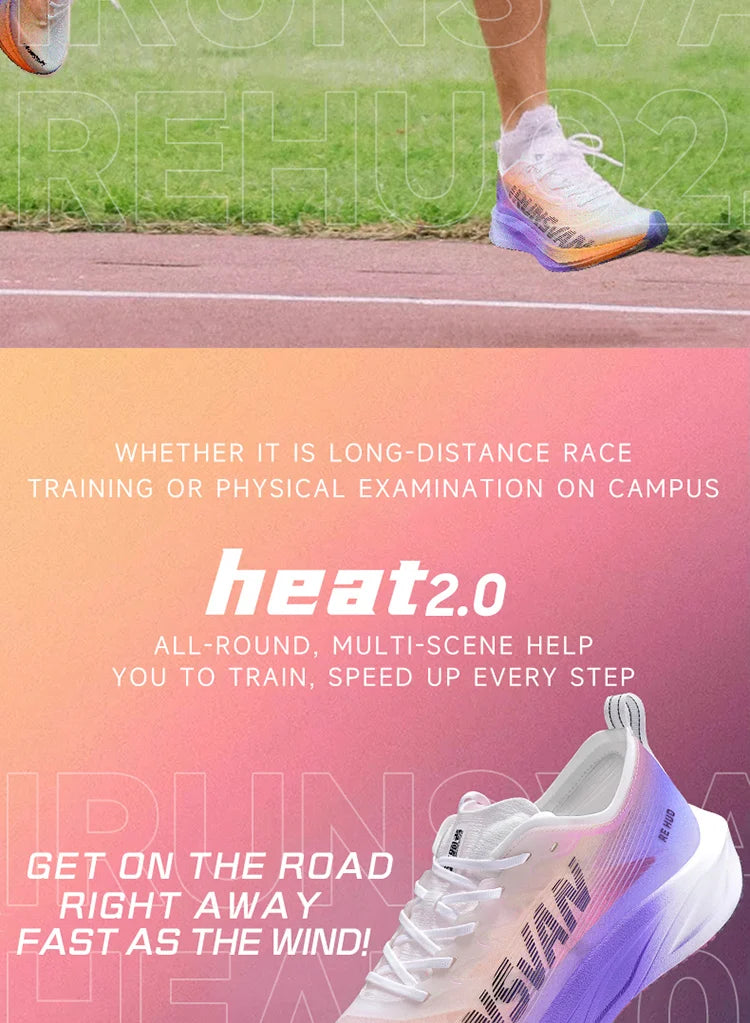 Carbon plate men marathon running shoes professional stable support shock absorption ultra light rebound sports shoes
