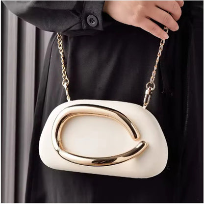 White/Blue Women Bag 2025 New Shoulder Handbag Korean Style Luxury Designer Mini Cross Body Bag High Quality Evening Lady Clutch