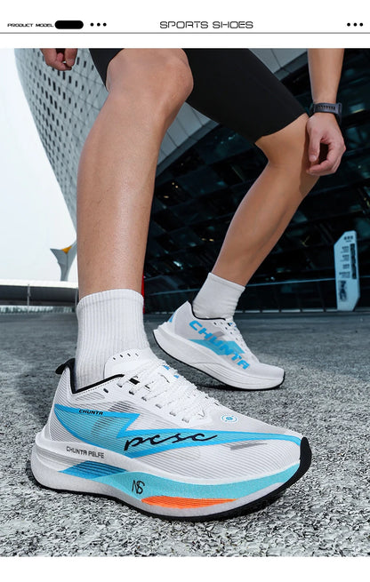 Running Shoes Carbon Board Marathon Men Speciality Sports Breathable Lightweight Women's Comfortable Athletic Chunta Sneakers