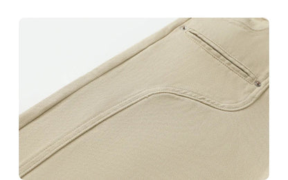 Women Jeans Solid Loose Casual New Split Wide Leg Denim Pant Workwear Female Trousers Spring Autumn 2025