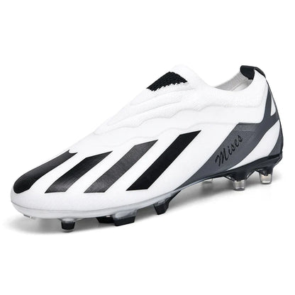 New Men Soccer Shoes Cleats Outdoor Sport Training Breathable Football Boots Long Spikes FG Boys Non Slip Match Comfortable