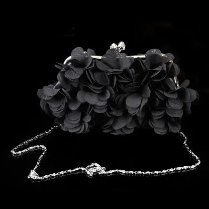Wedding Dress Bag 8 Colors White Bride Clutches Ladies Blue Party Handbag Woman Purple Evening Flower Bags Floral Wedding Clutch