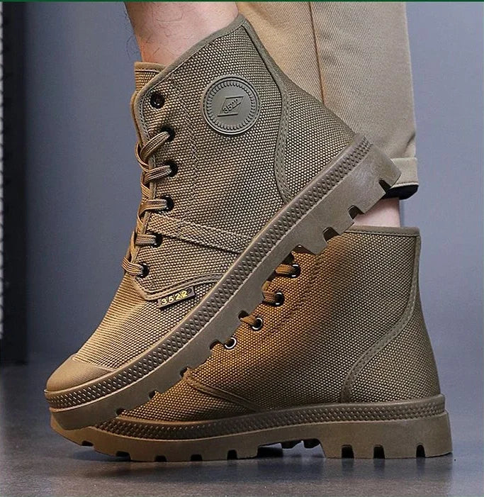 Canvas Ankle Retro Male Shoes Short Barrel Booties High Quality Men's Boots Designer Fashion Cheap Comfortable New Non Slip Y2k