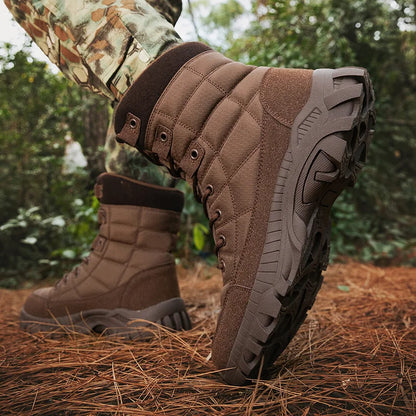 Men's Tactical Boots Ankle Outdoor Hiking Desert Boots Sports Climbing Shoes Military Work Waterproof Work Safety Hunting Shoes