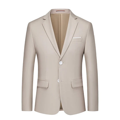 2026 New Men's Green Suit Jacket, Two Button V-Neck Coat, Wedding Party Formal Dress Tops Blue Red Yellow Green Blazers