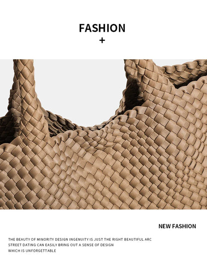 Women's bag Premium Handwoven Nylon Shoulder Bag with Luxurious Finish Women Shoulder Bags